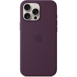     Apple iPhone16 Pro Max Silicone Case with MagSafe - Plum (MYYW3ZM/A) -  2