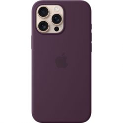     Apple iPhone16 Pro Max Silicone Case with MagSafe - Plum (MYYW3ZM/A)