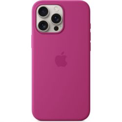     Apple iPhone16 Pro Max Silicone Case with MagSafe - Fuchsia (MYYX3ZM/A) -  2