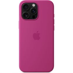     Apple iPhone16 Pro Max Silicone Case with MagSafe - Fuchsia (MYYX3ZM/A) -  4