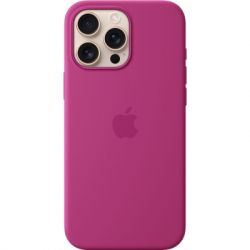     Apple iPhone16 Pro Max Silicone Case with MagSafe - Fuchsia (MYYX3ZM/A)