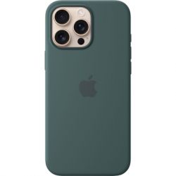     Apple iPhone16 Pro Max Silicone Case with MagSafe - Lake Green (MA7V4ZM/A)