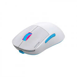  Hator Quasar 2 Pro Wireless/Bluetooth/USB White/Cyan (HTM561WC) -  2