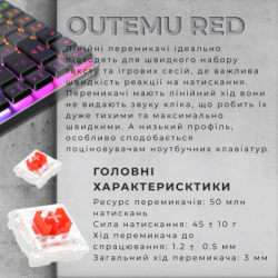  GamePro MK230R Red Swich Low Profile RGB Wireless/Bluetooth/USB Dark Gray (MK230R) -  7