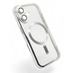     BeCover TPU Chrome Case (MagSafe)  Apple iPhone 16 Plus Silver (712078) -  2