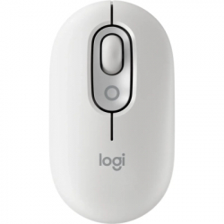  Logitech POP Mouse With Emoji Bluetooth Off-White (910-007411)