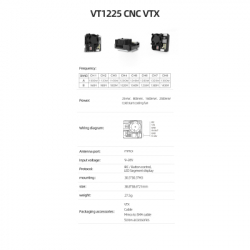 ³ (VTX) Skyzone ATOMRC 2.5W 1.2GHz 16CH  200. (VT1225BOX) -  5