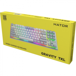  Hator Gravity TKL Orange USB White (HTK561UA) -  10