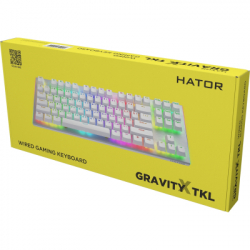  Hator Gravity X TKL Orange USB White (HTK551UA) -  10