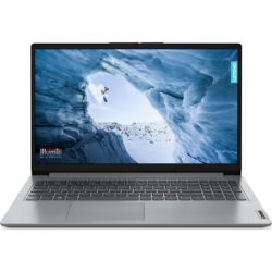  15" Lenovo ideapad 1 15IJL7 (82LX00BLRA) Grey 15.6" (1920x1080, IPS, 60Hz), Intel Celeron N4500(2x1,1-2,8GHz), 8Gb DDR4, SSD 256Gb, Intel UHD, Web, Wi-Fi 6, BT 5.2, 1xType-C/1xUSB3.2/1xUSB2.0, HDMI, 42Wh, noOS