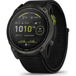 - Garmin Enduro 3, Crbn Gry DLC Ti w/Blk Sport Loop Band, GPS (010-02751-01)