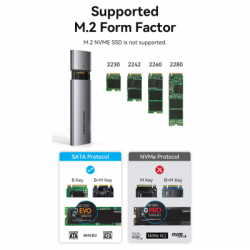   Vention SSD M.2 (NGFF) B&M-key USB Type-C 3.2 (KPFH0) -  9