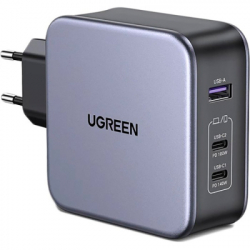   Ugreen 3xUSB 140W (2USB-C+USB-A) Gan CD289 with C to C Cable 1.5m (90549)