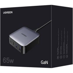   Ugreen 4xUSB 65W (2USB-C+2xUSB-A) Gan CD327 (90747) -  5