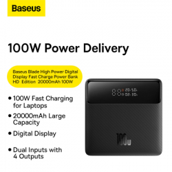   Baseus Blade 20000mAh 100W OE, black (PPBL000301) -  9