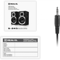   REAL-EL S-245 Black (EL121200015) -  9