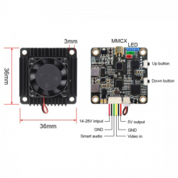  (VTX) AKK Ultra Long Range All Channels 3W 5.8GHz 96CH Low Band (TX3000AC96) -  6