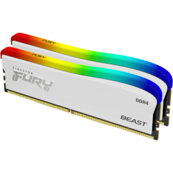  '  ' DDR4 16GB (2x8GB) 3200 MHz Beast White RGB SE Kingston Fury (ex.HyperX) (KF432C16BWAK2/16)