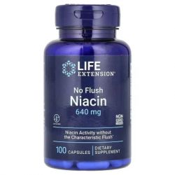 -  Life Extension ,  3, 640 , No Flush Niacin, 100  (LEX-37310)