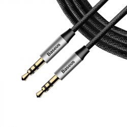  miniJack/AUX Baseus Yiven Audio Cable M30 1M Silver+Black CAM30-BS1 -  1