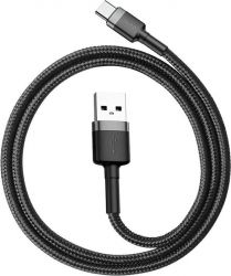  Baseus Cafule USB-USB-C, 2A, 2 Black/Grey (CATKLF-CG1) -  4