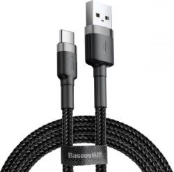  Baseus Cafule USB-USB-C, 2A, 2 Black/Grey (CATKLF-CG1) -  5