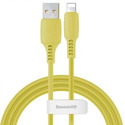  Baseus Colourful USB-Lightning, 2.4A, 1.2 Yellow (CALDC-0Y) -  1