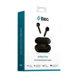  Ttec AirBeat Free True Wireless Headsets Black (2KM133S) -  5