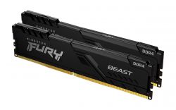  '  ' DDR4 64GB (2x32GB) 3200 MHz Fury Beast Black Kingston Fury (ex.HyperX) (KF432C16BBK2/64)