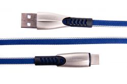  Dengos USB-USB Type-C 0.25 Blue (PLS-TC-SHRT-PLSK-BLUE) -  3