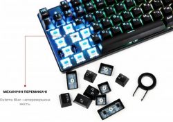  Motospeed CK104 Outemu Blue RGB (mtck104cmb) Silver USB -  4