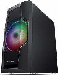  2E Gaming TURBO (G2057B), Black,  , Mid Tower,  ATX / Micro ATX / mini-ITX, 1x200 ARGB Fan / 3x120 ARGB Fan,      (2E-G2057B) -  2