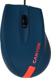  Canyon M-11, Dark Blue/Red, USB, , 1000 dpi, 3 , 1.5  (CNE-CMS11BR)