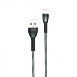  USB 2.0 Lightning - 1.0  Colorway Apple Lightning (braided cloth) 3  (CW-CBUL041-GR)