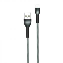  USB 2.0 Micro - 1.0  ColorWay MicroUSB (braided cloth) 3  (CW-CBUM041-GR)