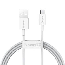  USB 2.0 Micro - 1.0  Baseus CAMYS-02 Superior Series Fast Charging Data Cable 2A White