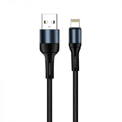  USB 2.0 Lightning - 1.0  Colorway Apple Lightning (nylon) 2.4,  (CW-CBUL045-BK)