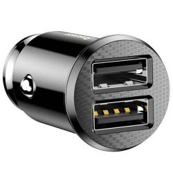    Baseus Grain Car Charger 3.1A Black, CCALL-ML01