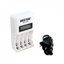  - Beston BST-C903W, White, 4 x AA/AAA Ni-Cd/Ni-MH,  , LCD  (AAB1850)