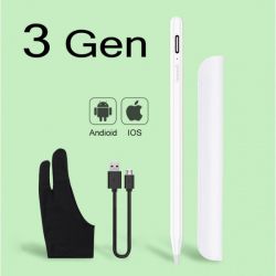   Goojodoq Active Magnetic 3 Gen Android iPhone (iPad  2017) Type-C 1.2mm White (4000001752707W) -  2