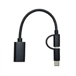  OTG AC-150 2in1 USB 3.0 - MicroUSB USB Type-C Black XoKo (AC-150-BK) -  4