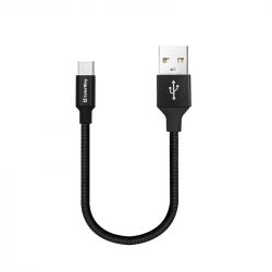  USB <-> USB Type-C, ColorWay, Black, 0.25 , 2.4A (CW-CBUC048-BK)