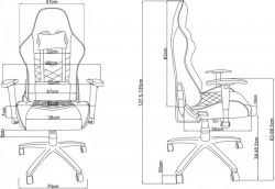    2E Gaming Chair Bushido Black/Red (2E-GC-BUS-BKRD) -  10