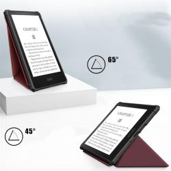 - BeCover Ultra Slim Origami  Amazon Kindle Paperwhite 11th Gen. 2021 Red Wine (707222) -  3