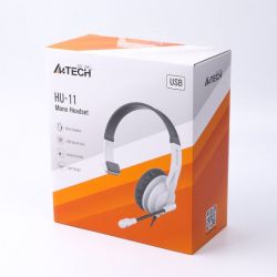  A4Tech HU-11 (Black + White)USB,     ,  + -  4