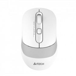  A4Tech Fstyler FB10C, Grayish White, USB, , , BT+RF (Combo), 1200/1600/2000/2400 dpi, 125 Hz, 4 ,  Li 