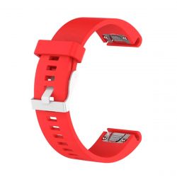   Garmin QuickFit 20 Smooth Silicone Band Red (QF20-SMSB-RED) -  1