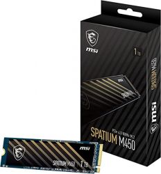 SSD  MSI Spatium M450 1TB M.2 2280 PCIe 4.0 x4 NVMe 3D NAND TLC (S78-440L980-P83) -  5