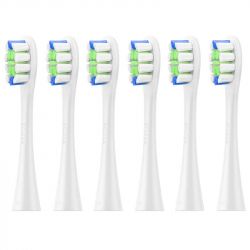     Oclean P1C1 W06 Plaque Control Brush Head White (6 ) (6970810552225)