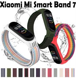  BeCover Nylon Style  Xiaomi Mi Smart Band 7 Black (707655) -  2